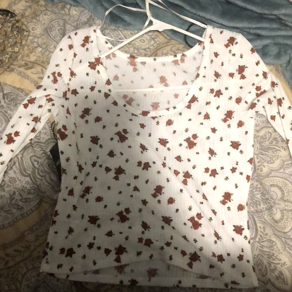 Flower print shirt